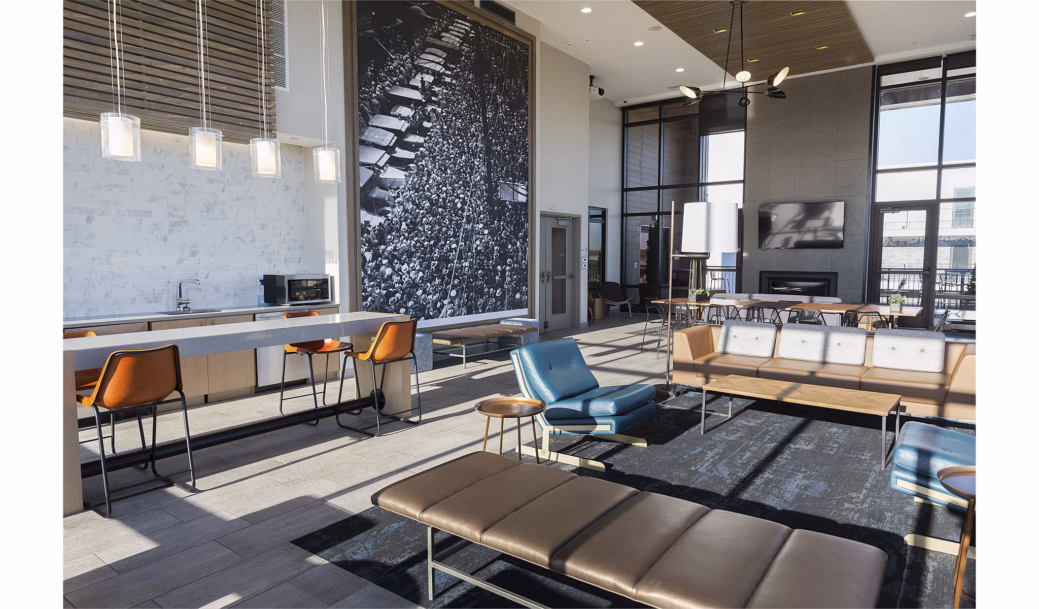clubhouse at SkyVue Apartments