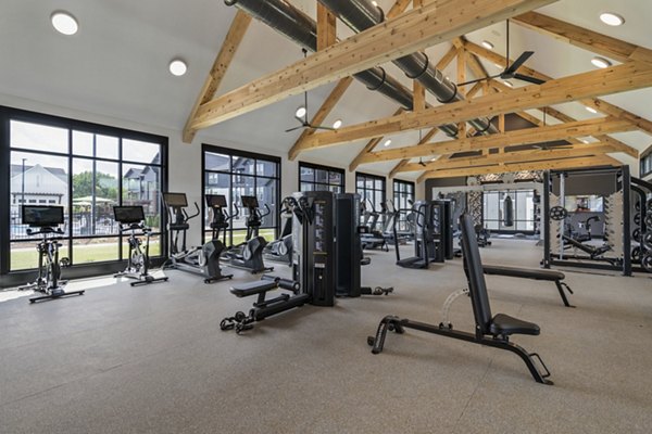 Modern fitness center with state-of-the-art equipment at The Gabriel Apartments, perfect for maintaining an active lifestyle