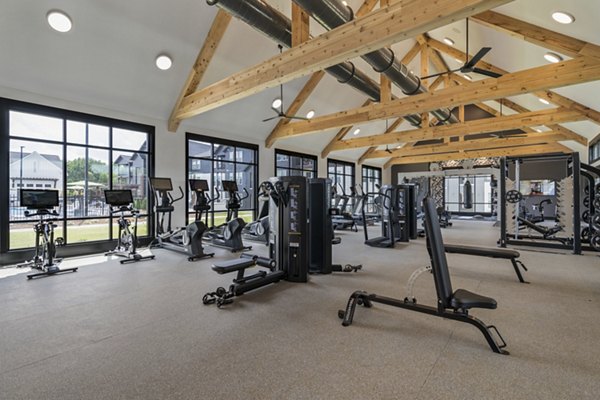 fitness center at The Gabriel Apartments