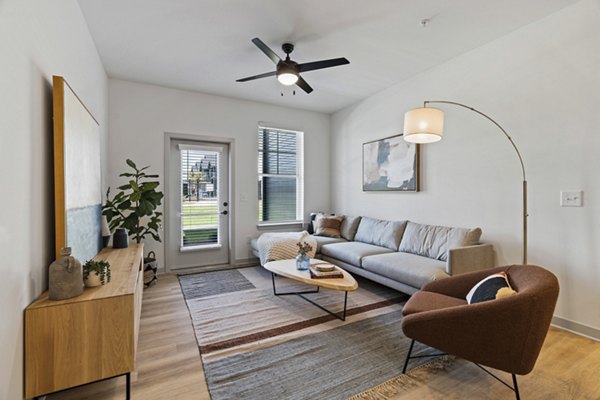 living room at The Gabriel Apartments