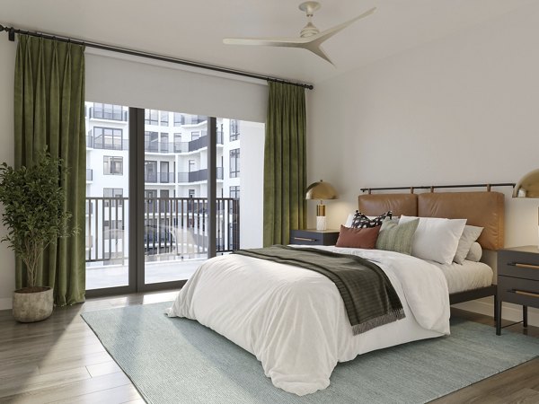 Aster & Links Apartments: Cozy bedroom with modern dÃ©cor and natural light