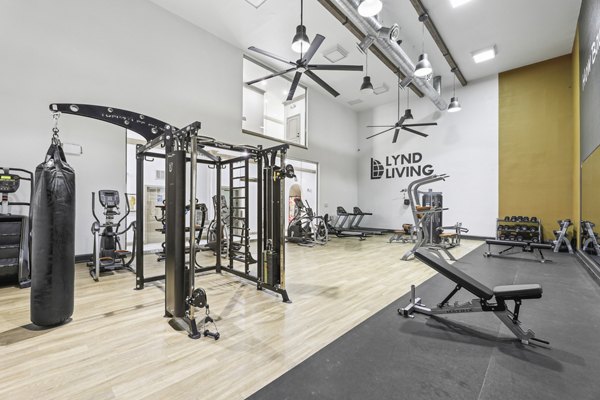 fitness center at Enclave at La Frontera Apartments