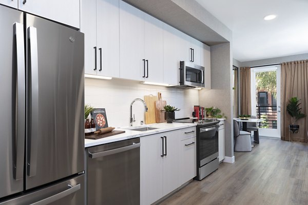 kitchen at Lume Apartments 