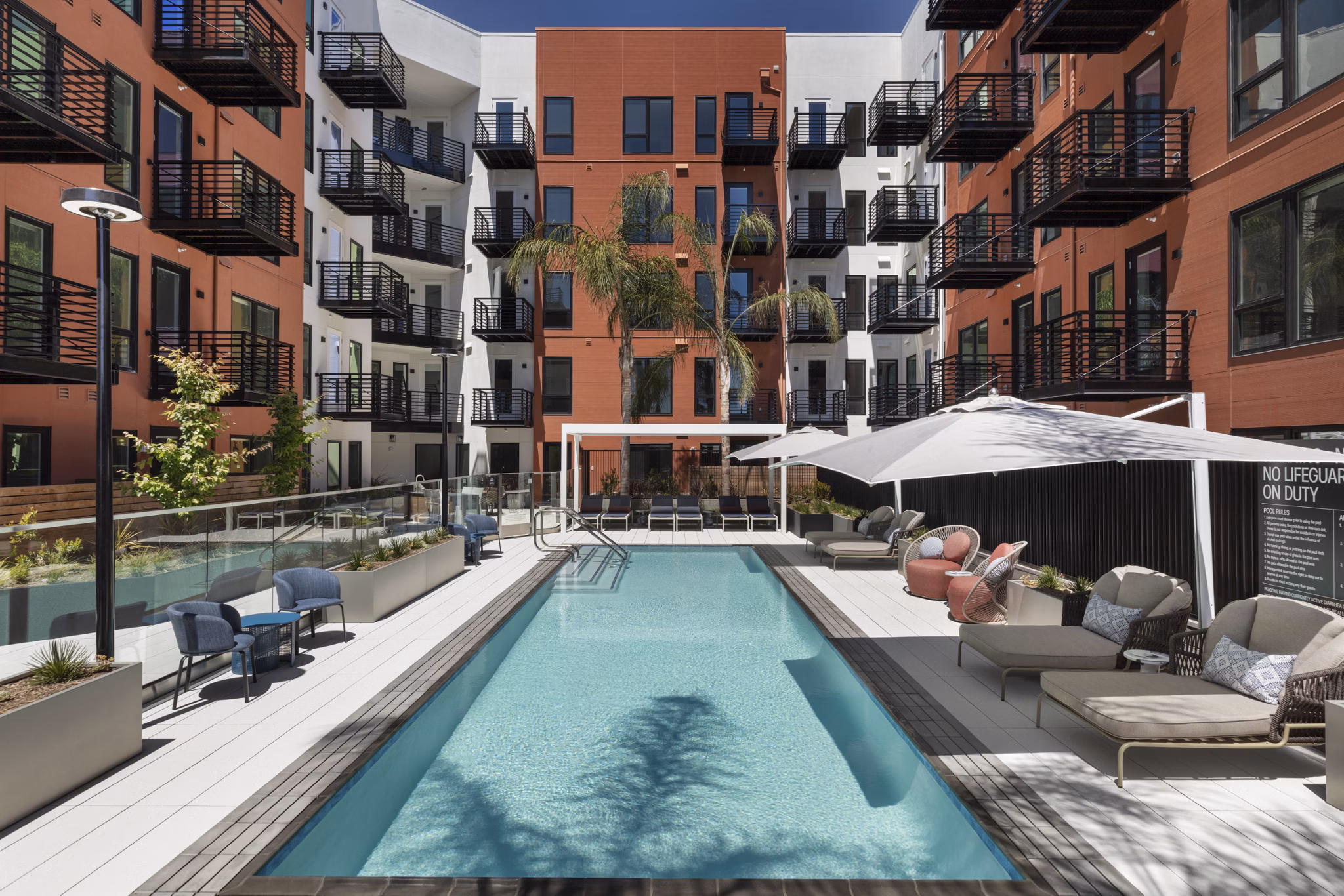 pool at Lume Apartments 