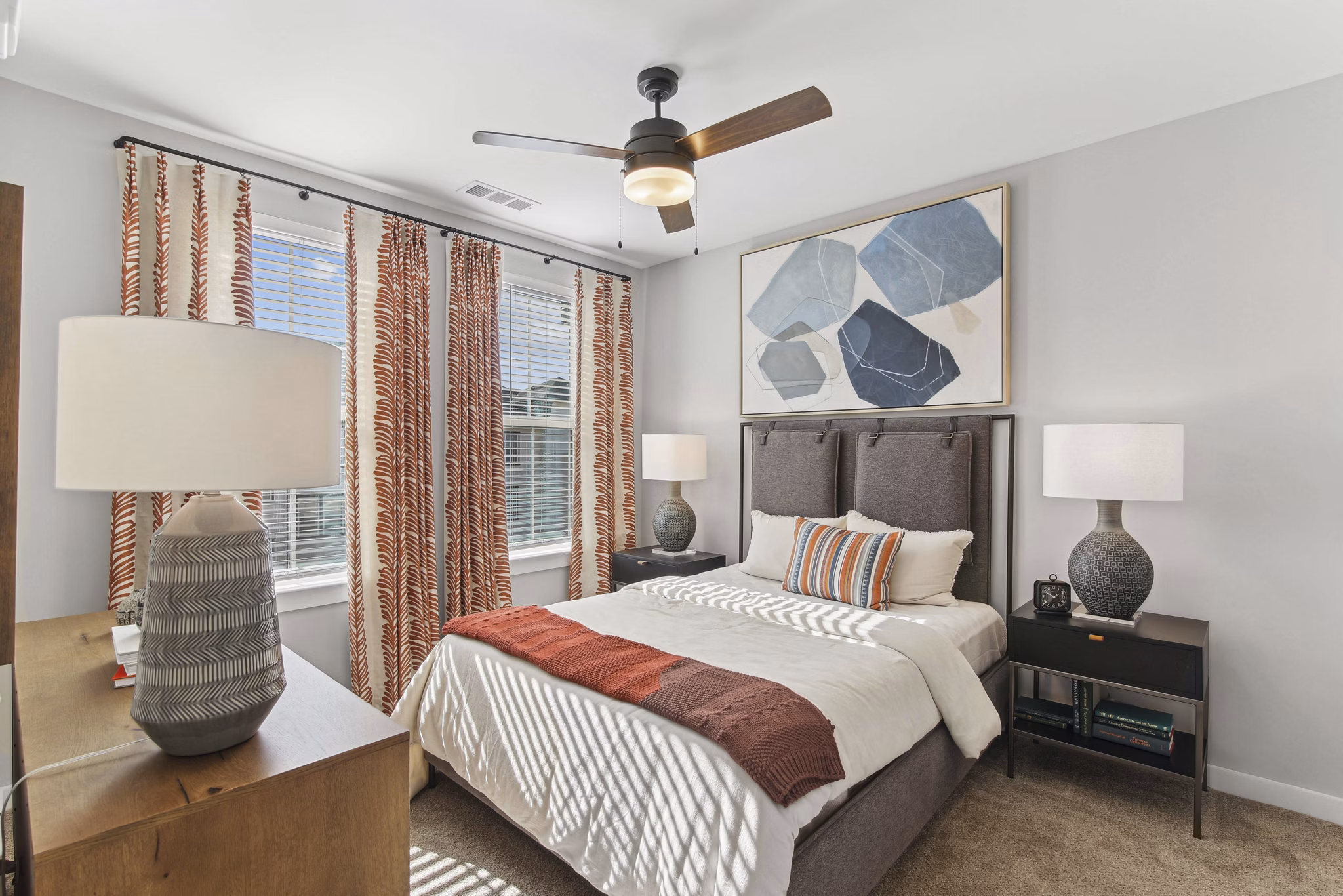 bedroom at Series at Riverview Landing Apartments