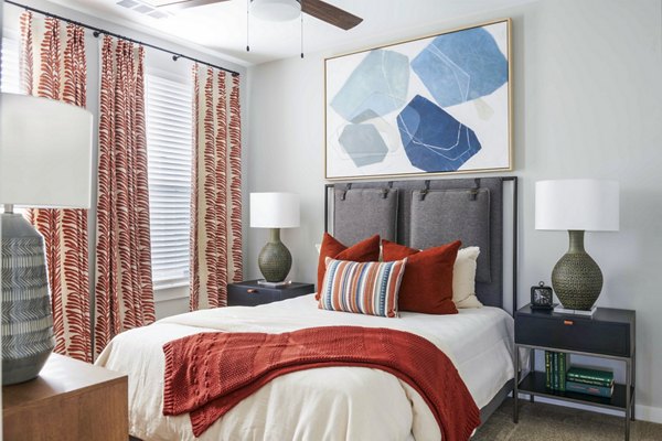 bedroom at Series at Riverview Landing Apartments