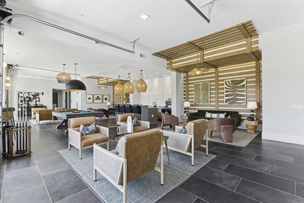 clubhouse/lobby at Series at Riverview Landing Apartments