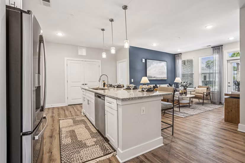 kitchen at 4000 Margaret Apartments