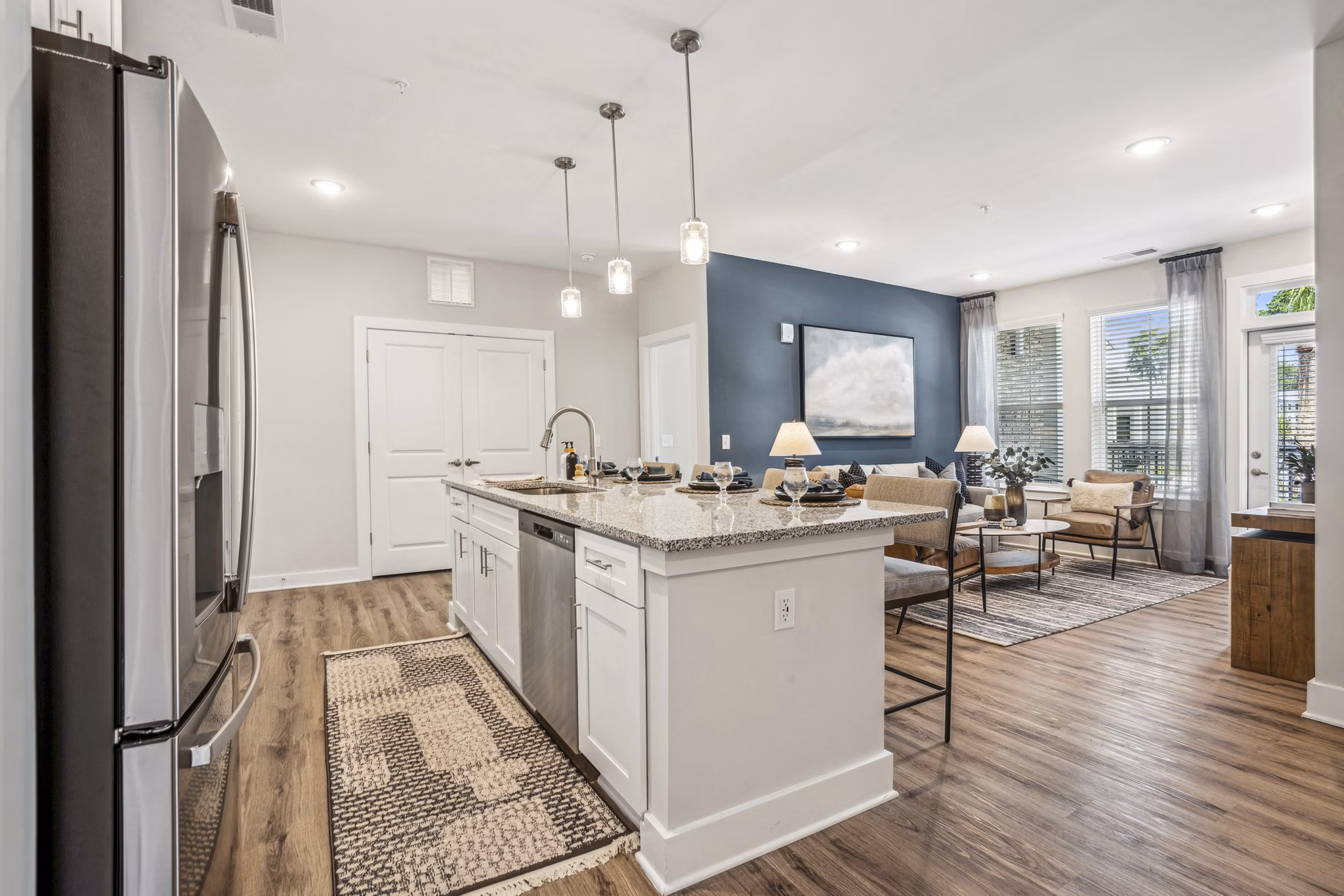 kitchen at 4000 Margaret Apartments