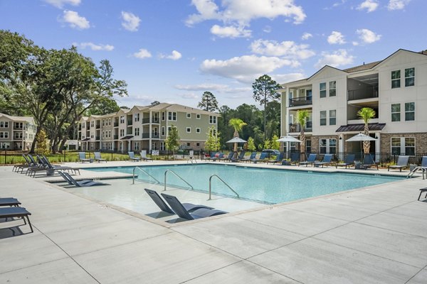 Stunning pool at 4000 Margaret Apartments offering luxury relaxation and recreation options