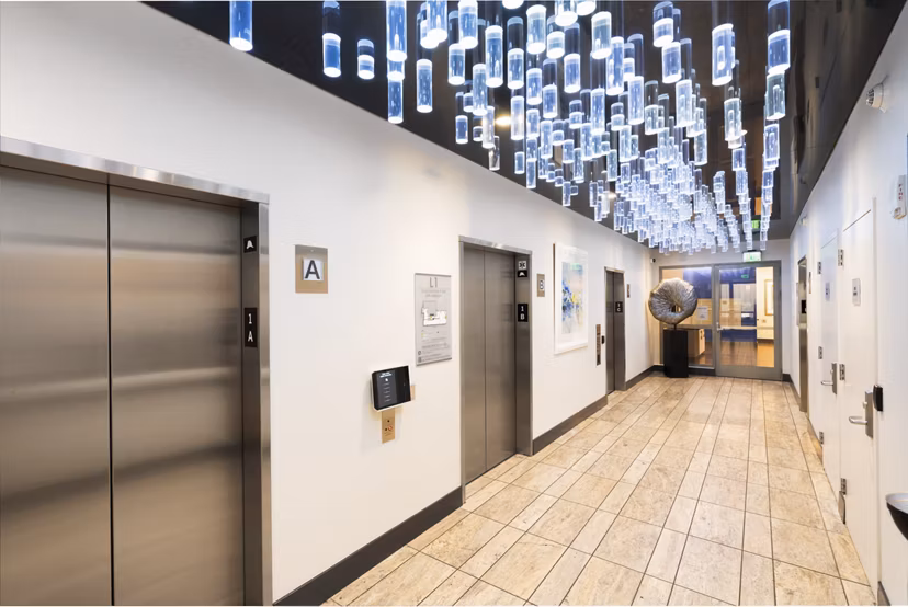 clubhouse at Solaire Apartments