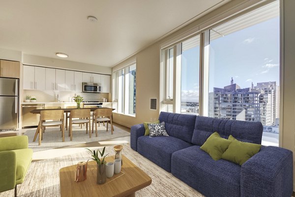 living room at Solaire Apartments