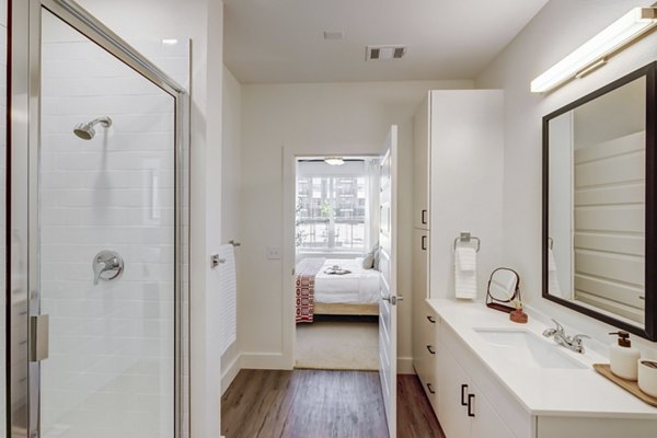 bathroom at The Taylor at Greenway Apartments