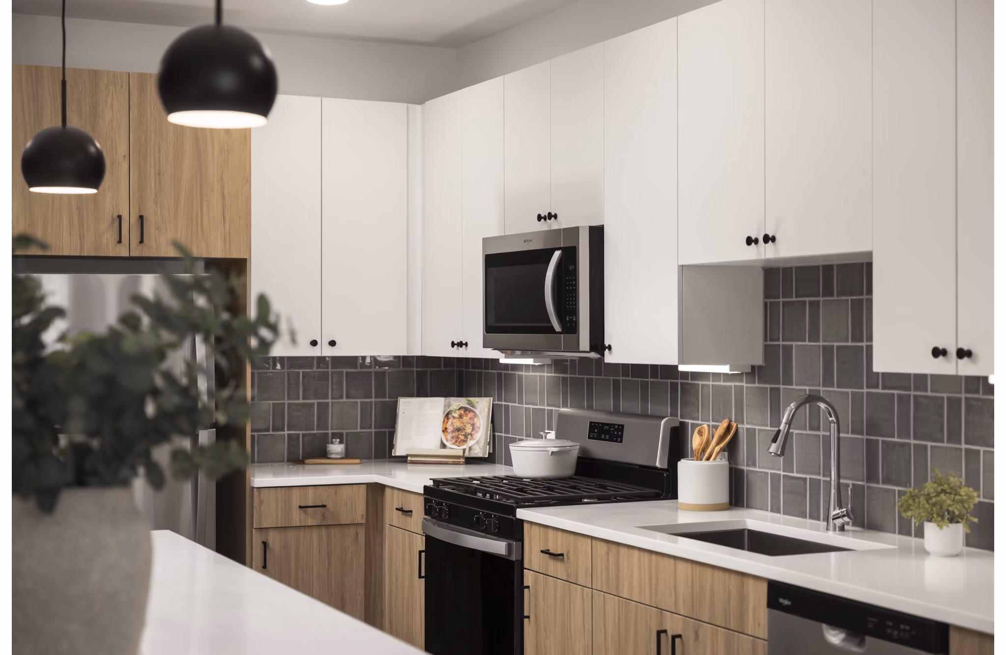 kitchen at The Taylor at Greenway Apartments