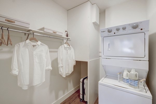 laundry room at The Taylor at Greenway Apartments