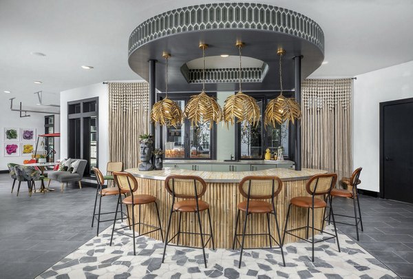 Modern clubhouse with stylish decor at Broadstone Berry Hill, offering luxury amenities for residents