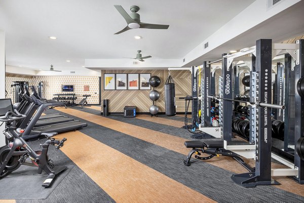 fitness center at Broadstone Berry Hill Apartments