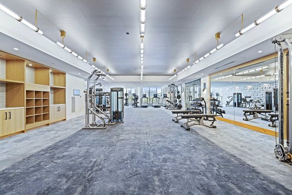 fitness center at Novel Midtown Apartments
