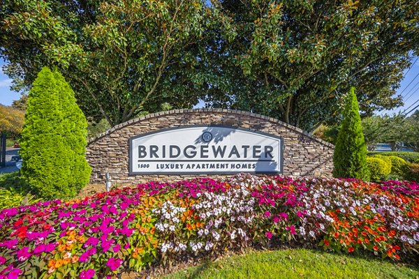 Bridgewater Apartments: Stylish signage highlighting luxury living options