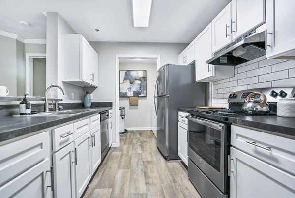 kitchen at Bridgewater Apartments