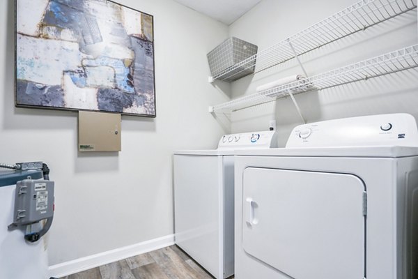 laundry room at Bridgewater Apartments