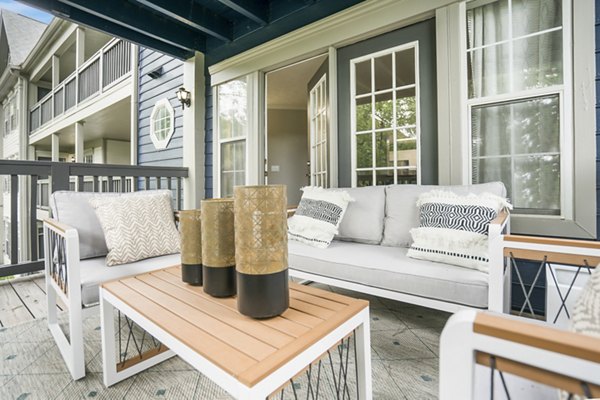 patio at Bridgewater Apartments