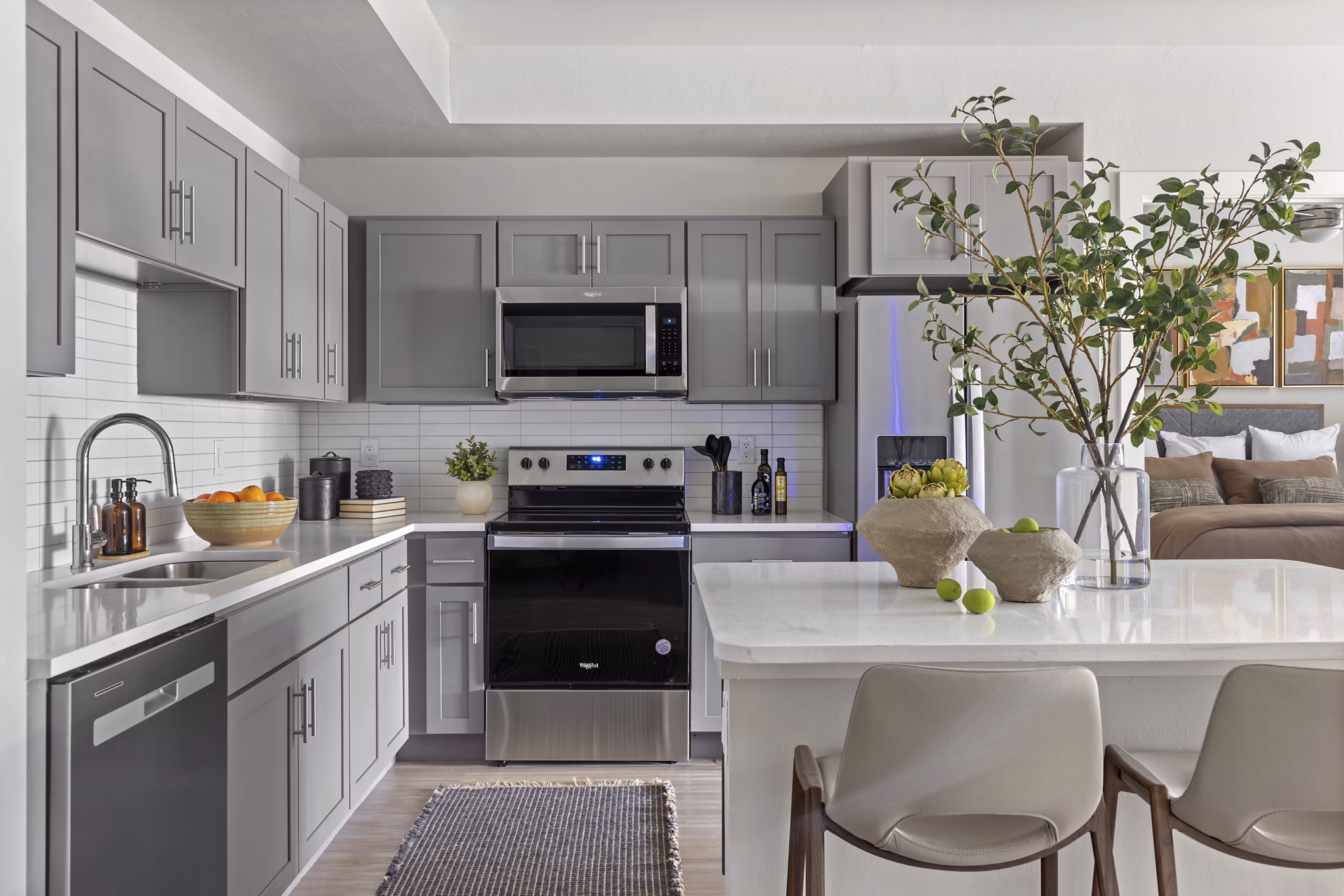 kitchen at Estero Vista Apartments