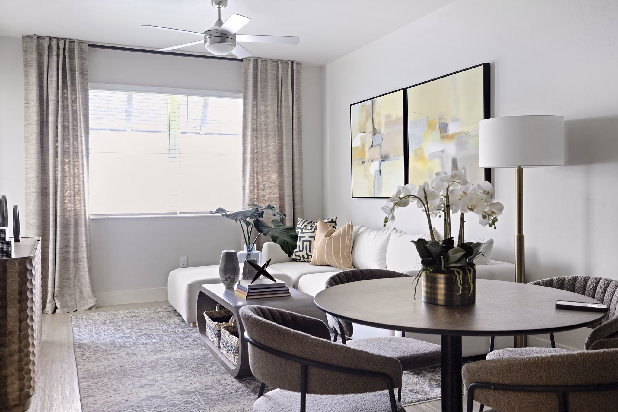 living room at Estero Vista Apartments
