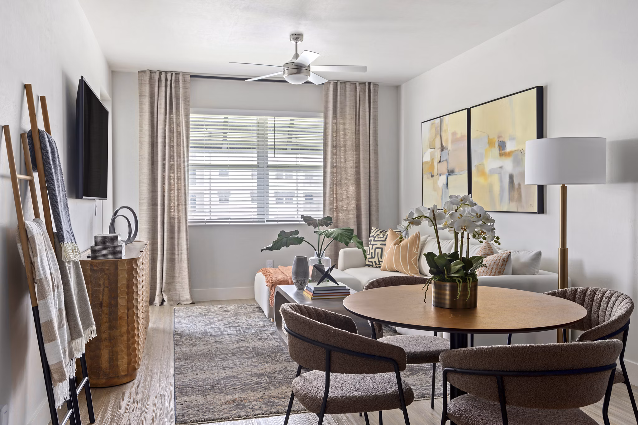 living room at Estero Vista Apartments