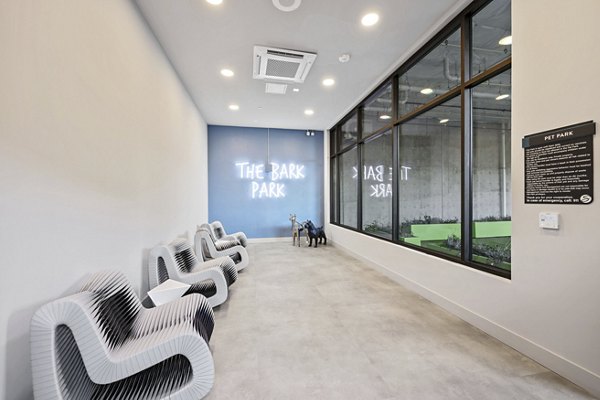 Inviting dog park at Soltra at Kierland Apartments, an ideal spot for pet-friendly activities and community gatherings