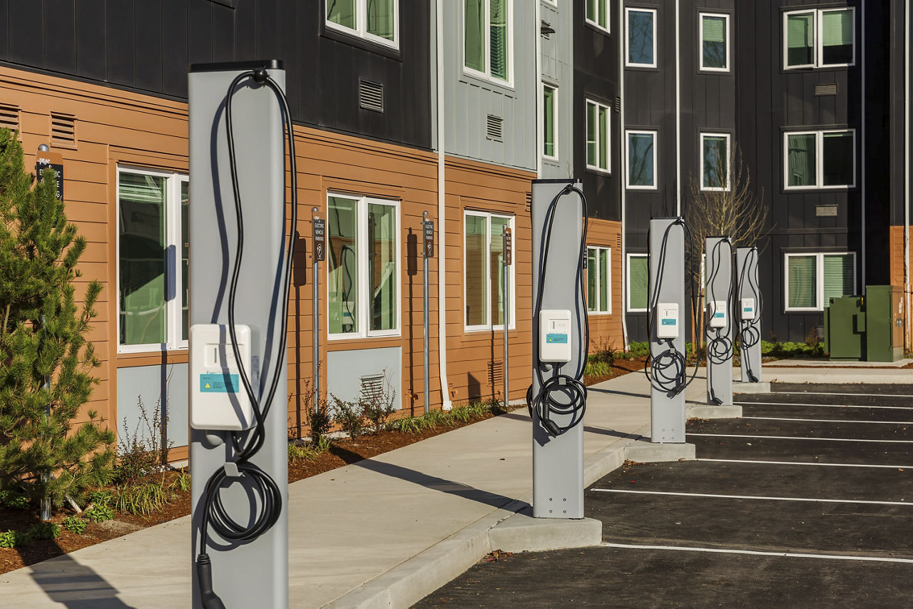 Parking at Prose Hayden Island