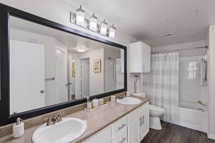 bathroom at Estates at Team Ranch Apartments