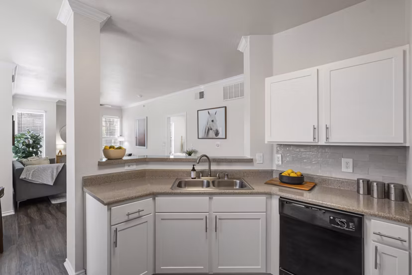 kitchen at Estates at Team Ranch Apartments