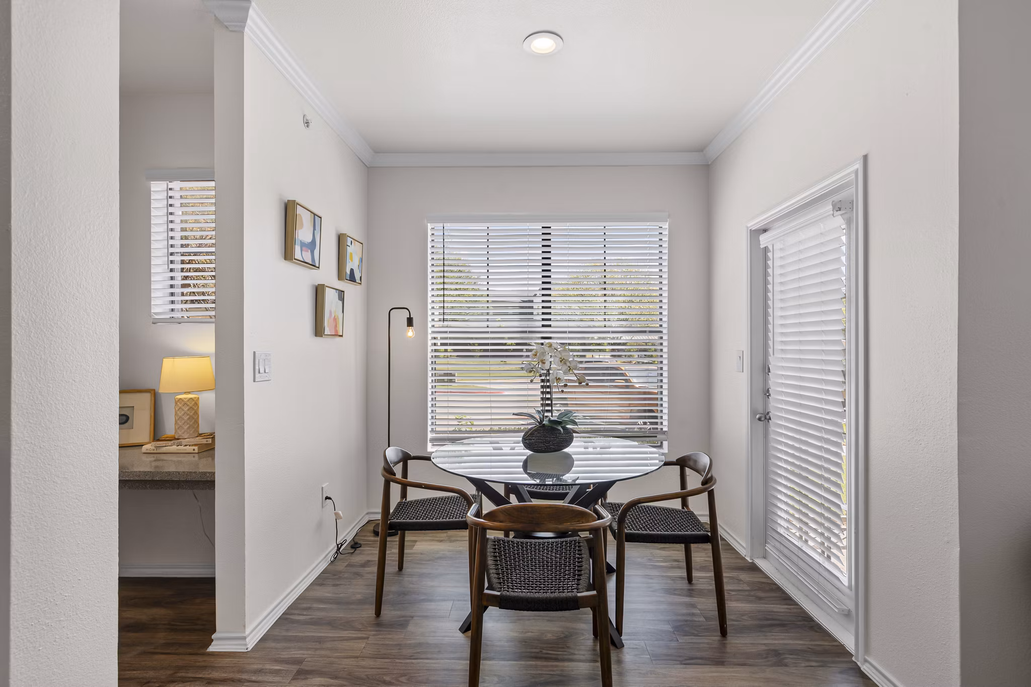living room at Estates at Team Ranch Apartments