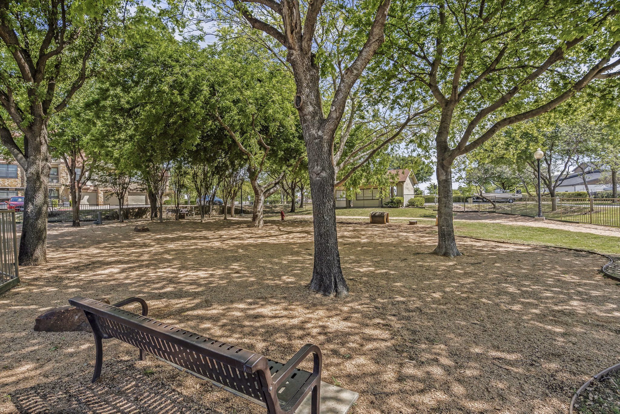 dog park at Estates at Team Ranch Apartments