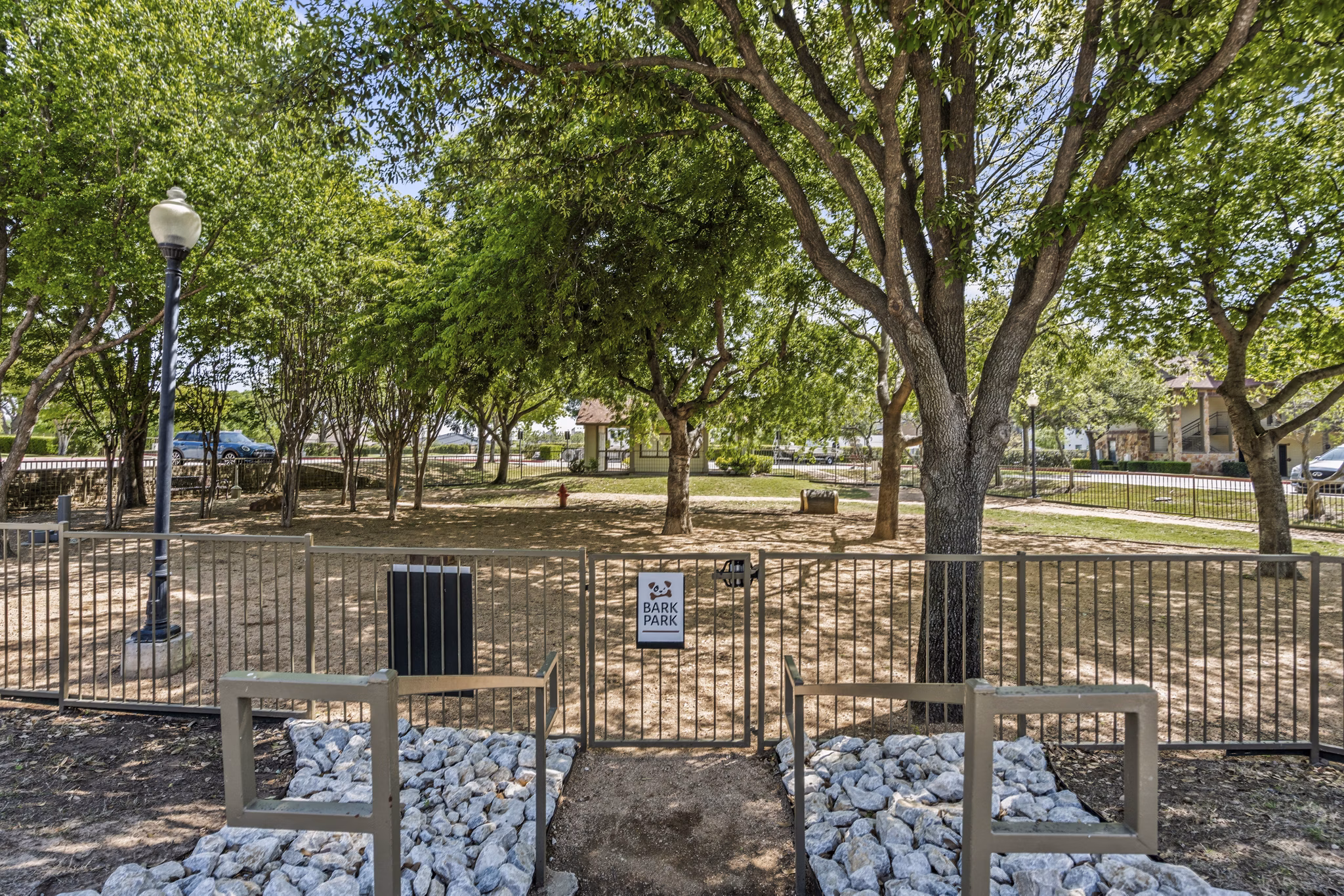 dog park at Estates at Team Ranch Apartments
