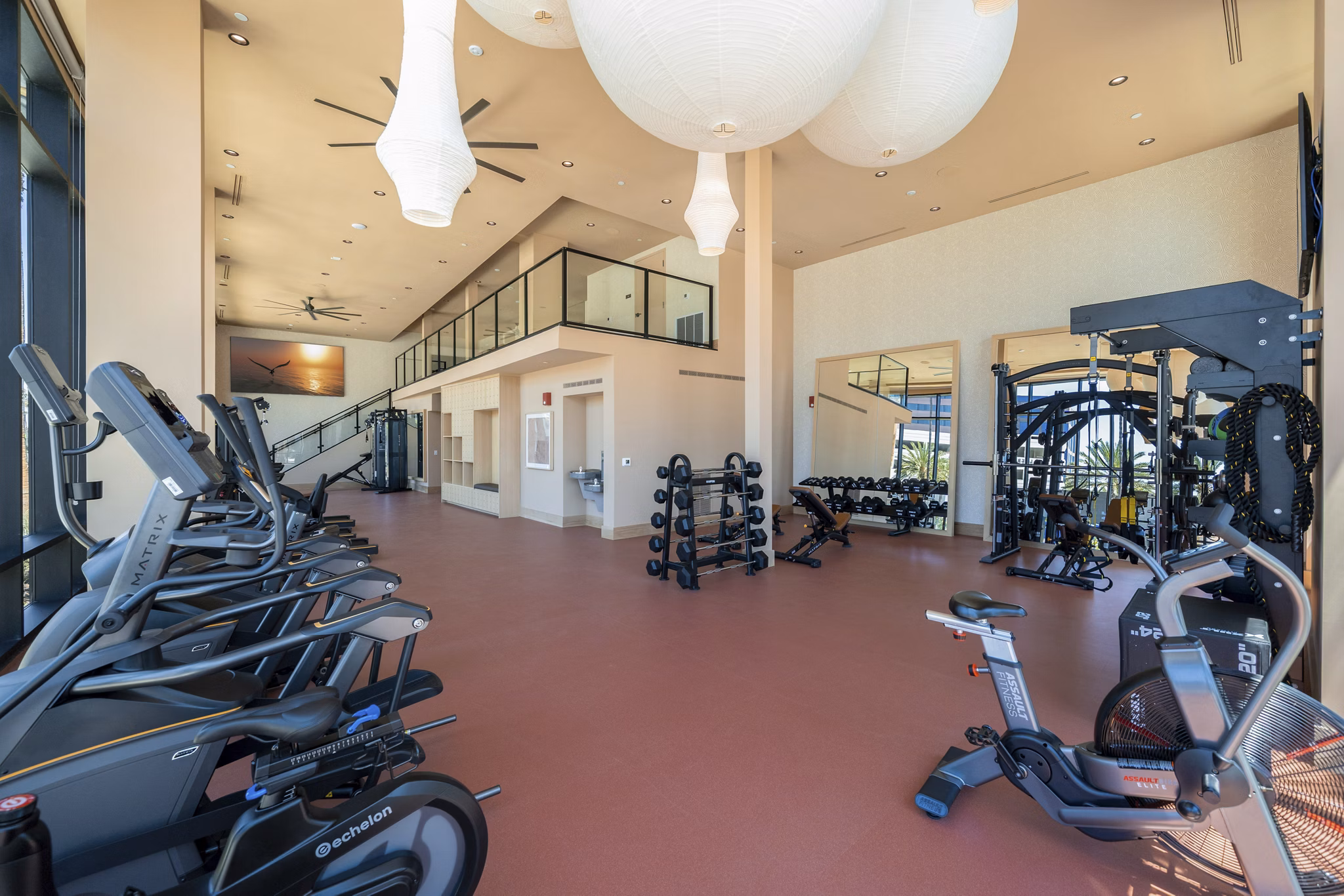 fitness center at Aurum Apartments 