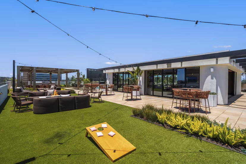 dog park at Aurum Apartments 