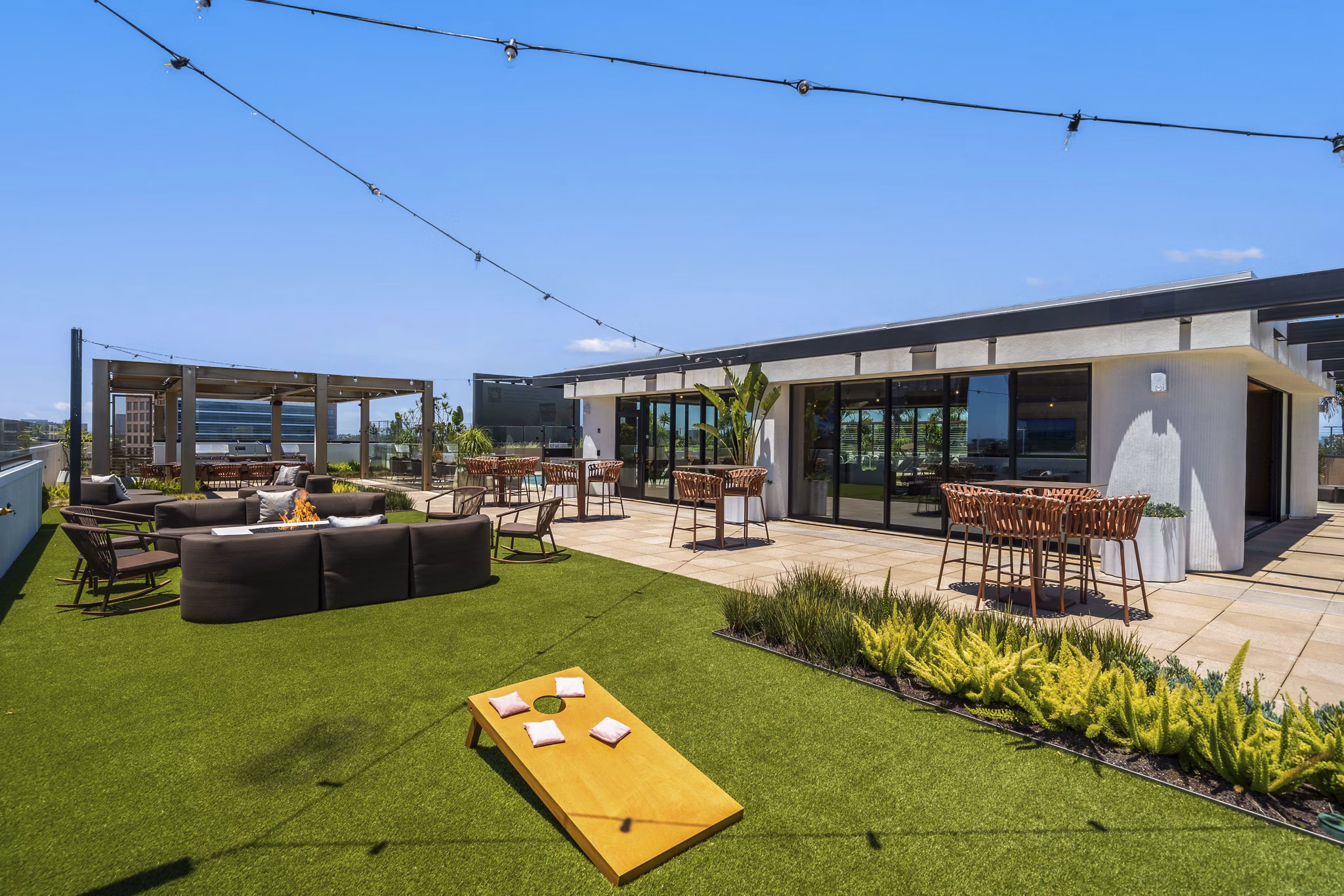 dog park at Aurum Apartments 