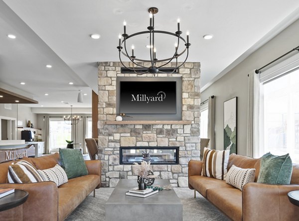 living room at Millyard at Meadow Commons Apartments