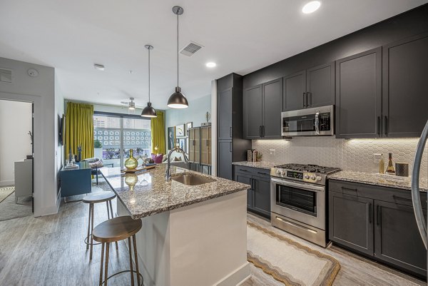 kitchen at 505 Courtland Apartments