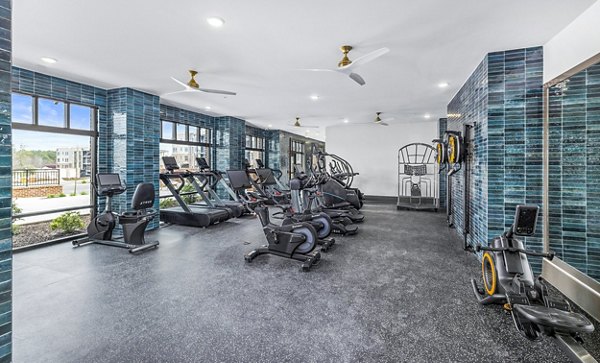 fitness center at The Premier Apartments