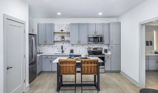 kitchen at The Premier Apartments