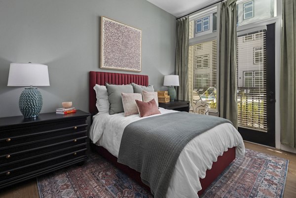 bedroom at Mira Apartments