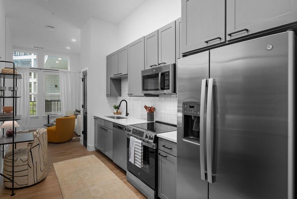 kitchen at Mira Raleigh Apartments