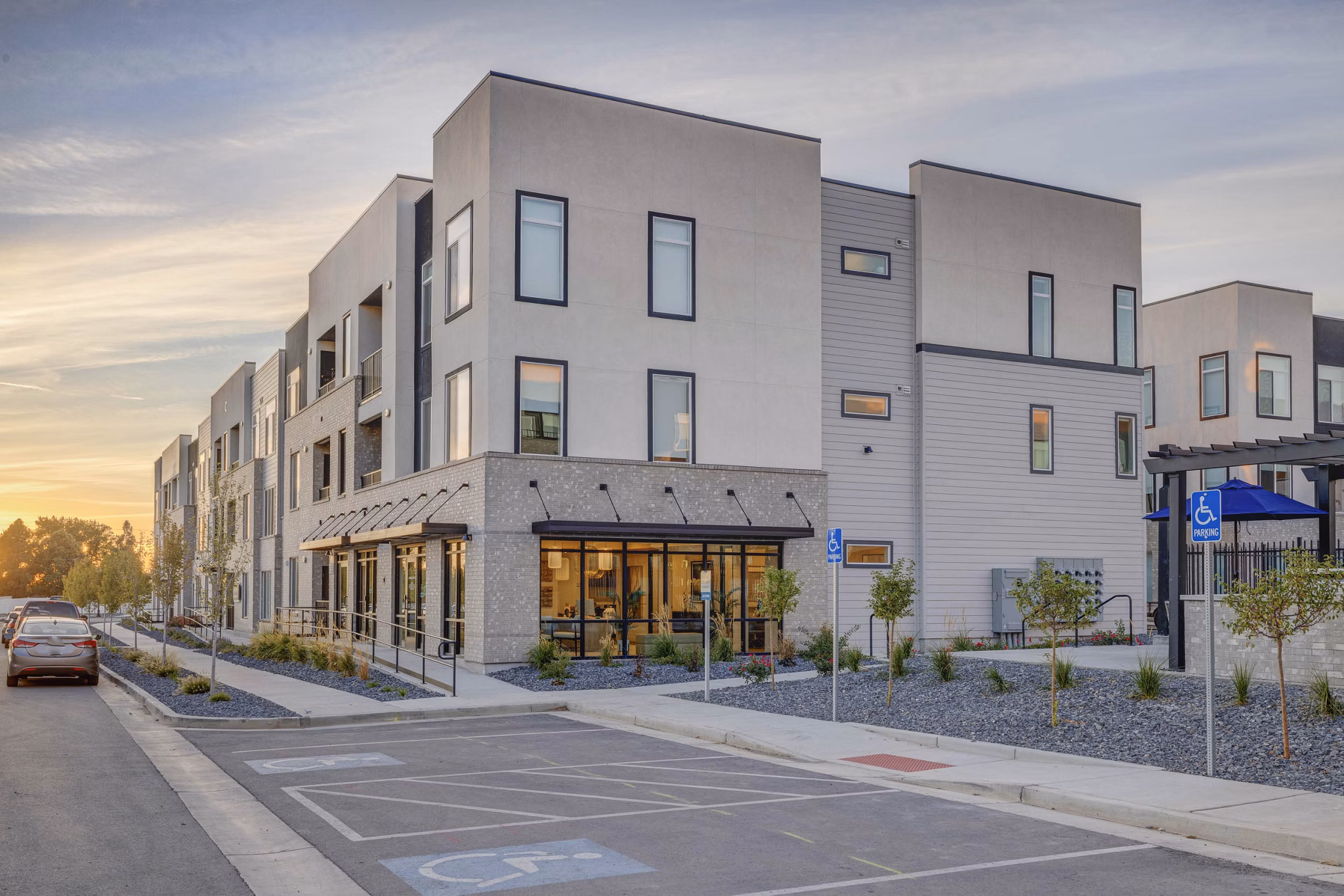 building at Altitude Apartments