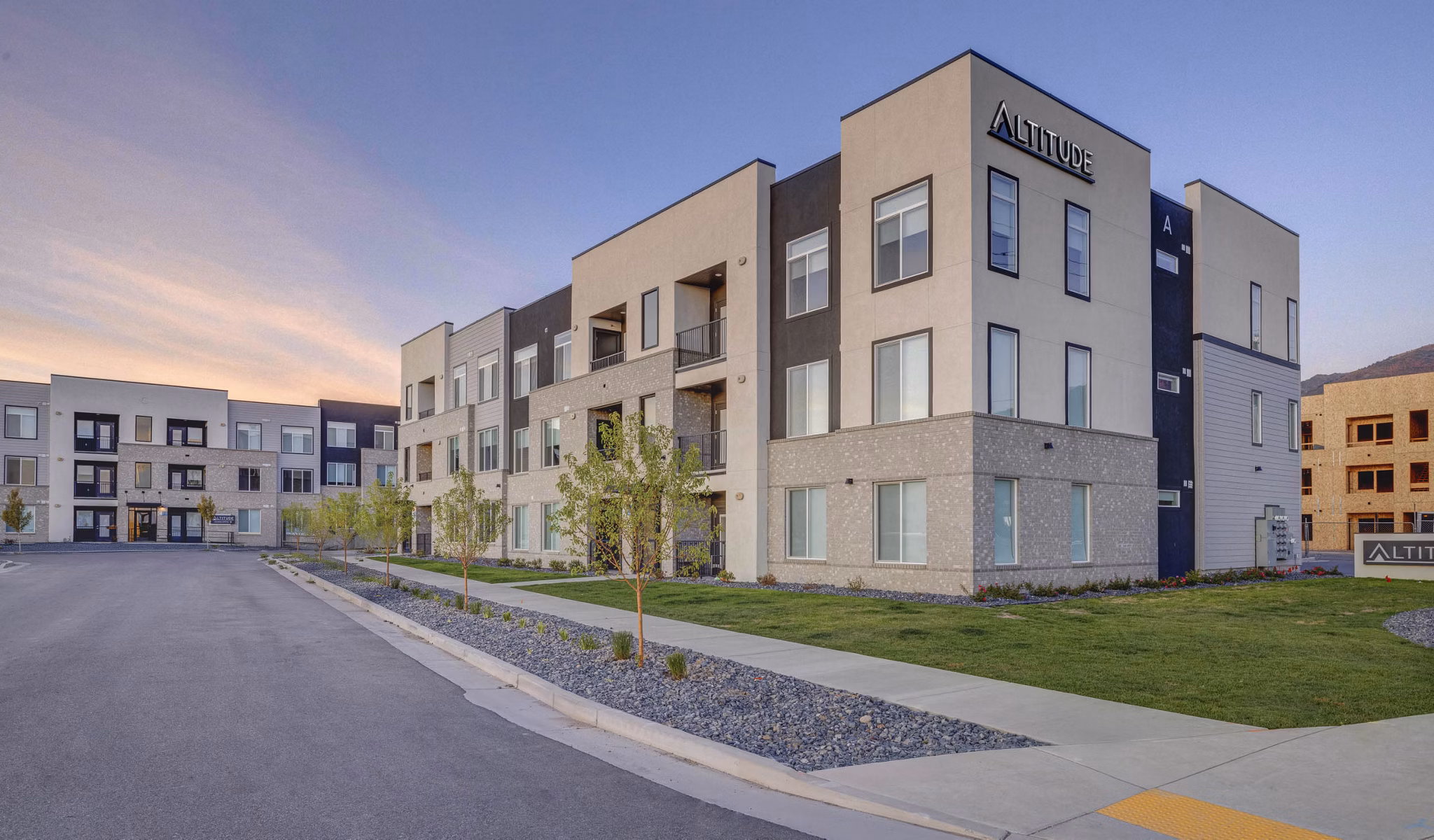 building at Altitude Apartments