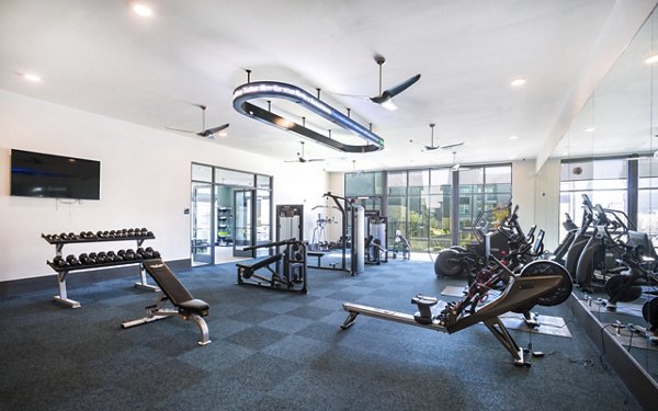 fitness center at Brio Apartments 