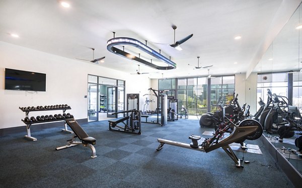 fitness center at Brio Apartments