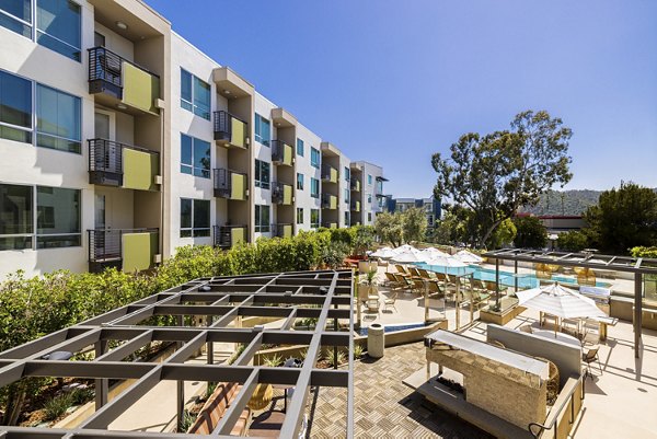 patio at Brio Apartments